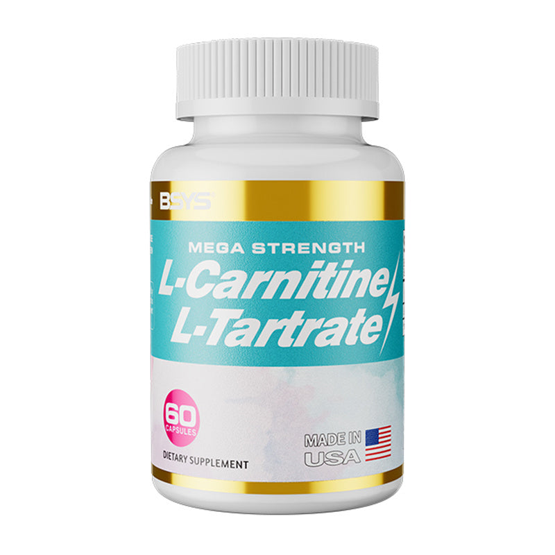 BSYS Mega Strength L-Carnitine L-Tartrate | Fat to Energy Conversion | Endurance & Recovery Support