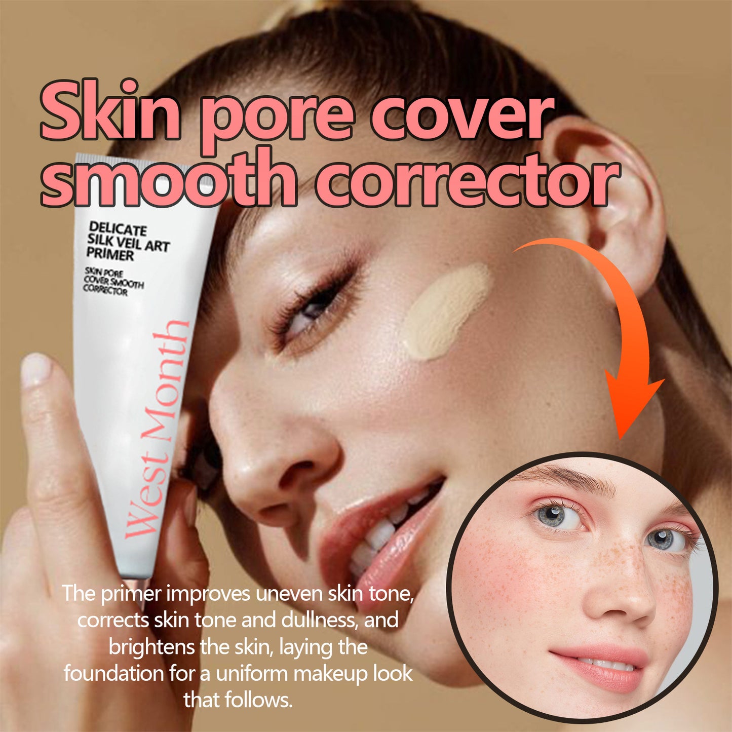 Invisible Pores Makeup Primer – Lightweight & Brightening for Flawless Skin