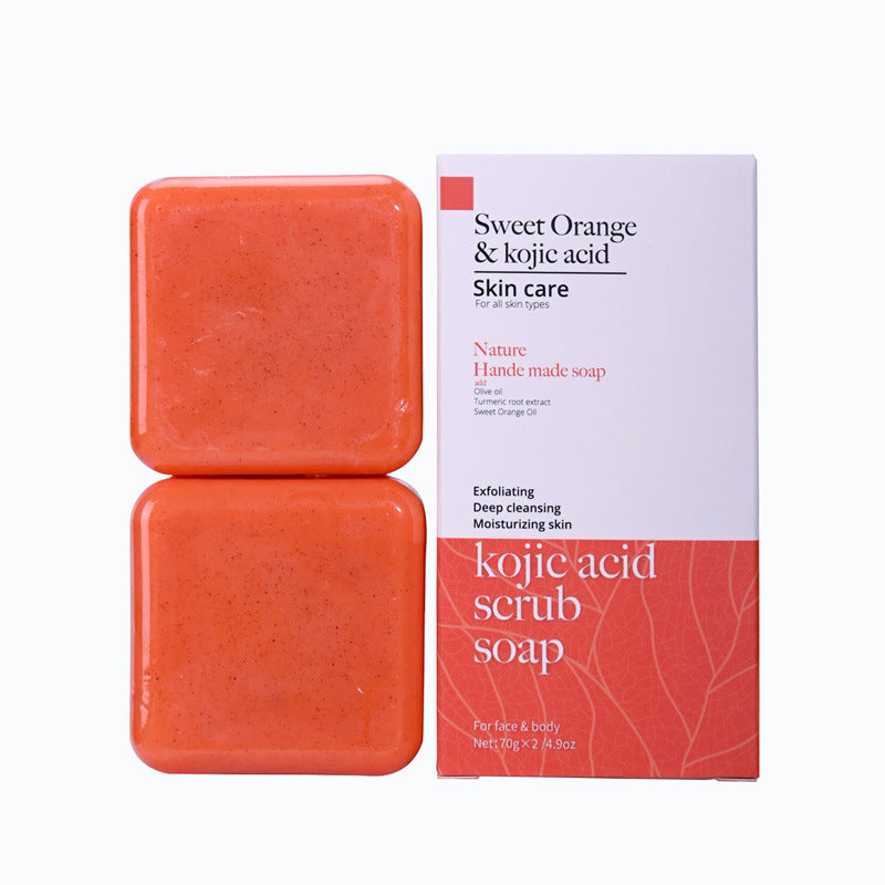 Frosted Handmade Turmeric Cleansing Bath Soap – Glow & Purify