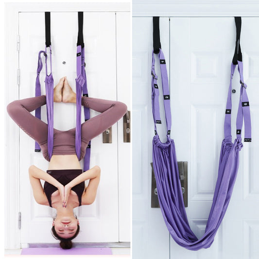 Adjustable Yoga Stretch Belt – Inversion & Flexibility Trainer for Waist, Legs & Back