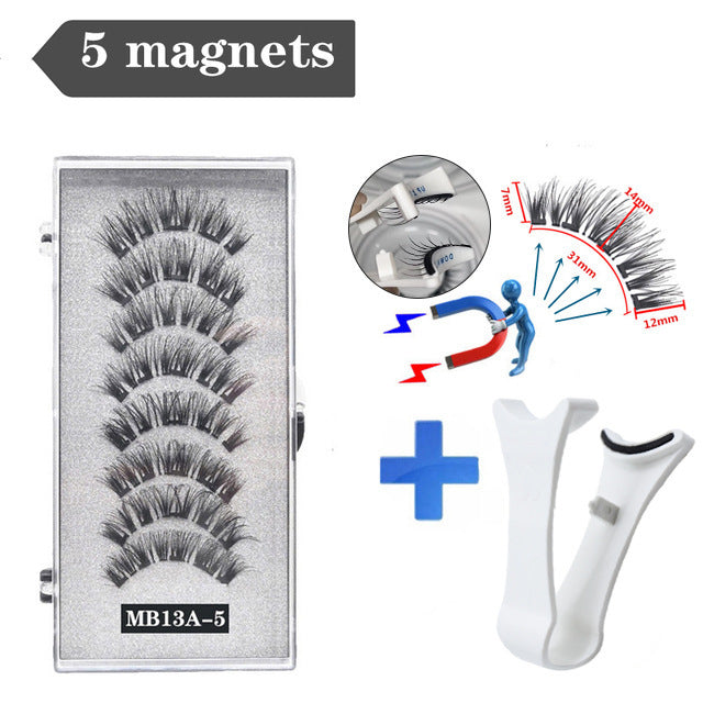 3D Magnetic Eyelashes – Natural Curl & Ultra-Soft for a Glamorous Look!