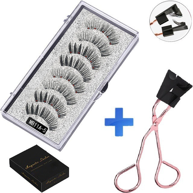 3D Magnetic Eyelashes – Natural Curl & Ultra-Soft for a Glamorous Look!