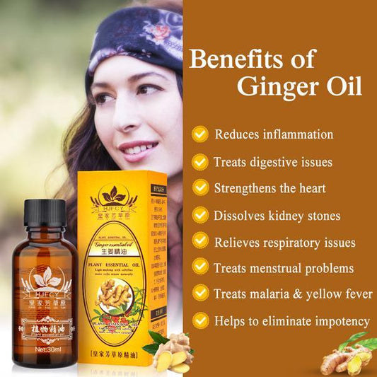 Plant Therapy Lymphatic Drainage Ginger Oil – Detox & Revitalize🌿