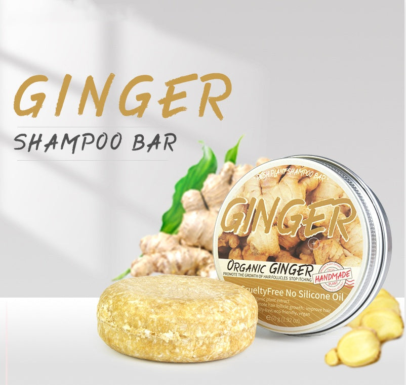 Ginger Shampoo Soap – Anti-Dandruff & Scalp Refreshing