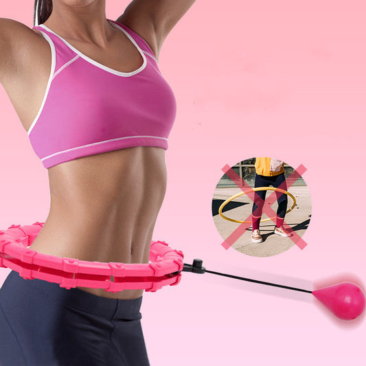 Smart Weighted Fitness Hoop | Adjustable Waist Slimming & Home Workout Trainer