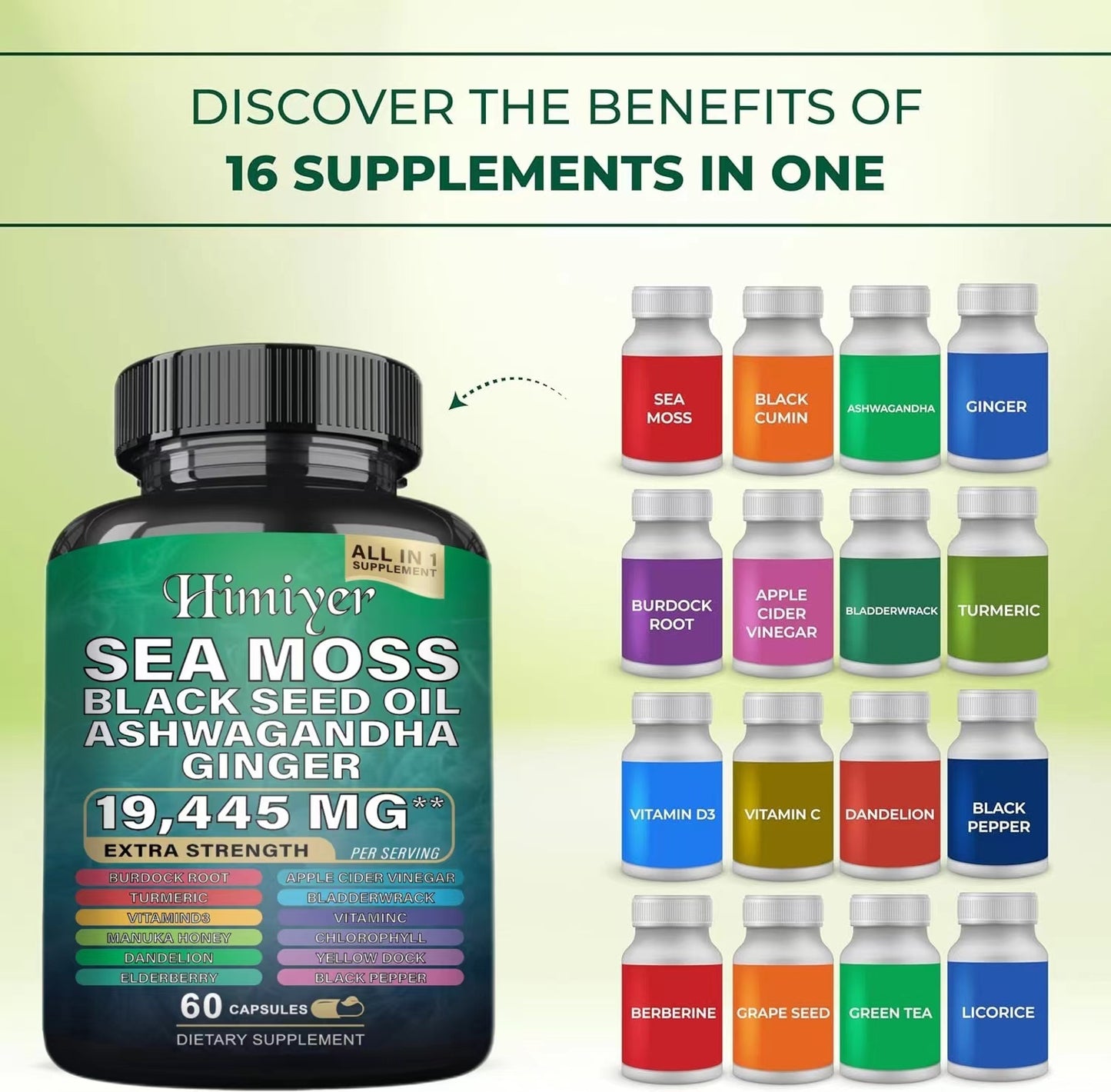 MagicMoss 16-in-1 Superfood Complex – Sea Moss, Black Seed Oil, Ashwagandha & More