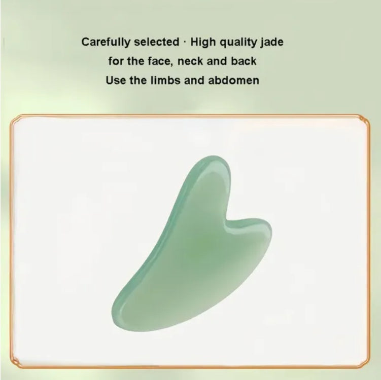 2PCS Gua Sha Facial & Body Massage Set | Natural Resin Scraping & Lifting Tool