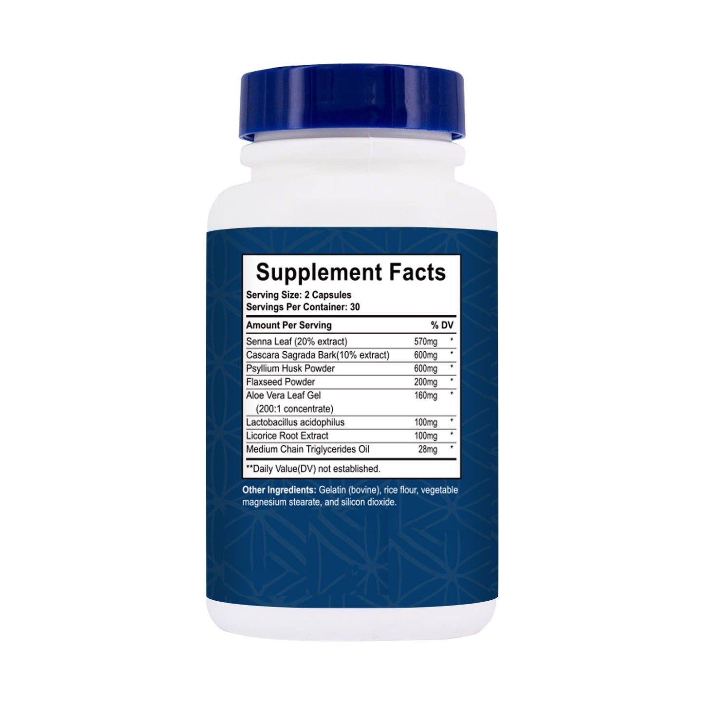 15-Day Natural Detox & Cleanse Capsules – Gentle Colon & Digestive Support