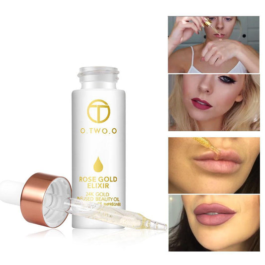 24K Rose Gold Elixir – Luxurious Hydrating Face Oil & Makeup Primer