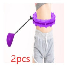 Smart Weighted Fitness Hoop | Adjustable Waist Slimming & Home Workout Trainer