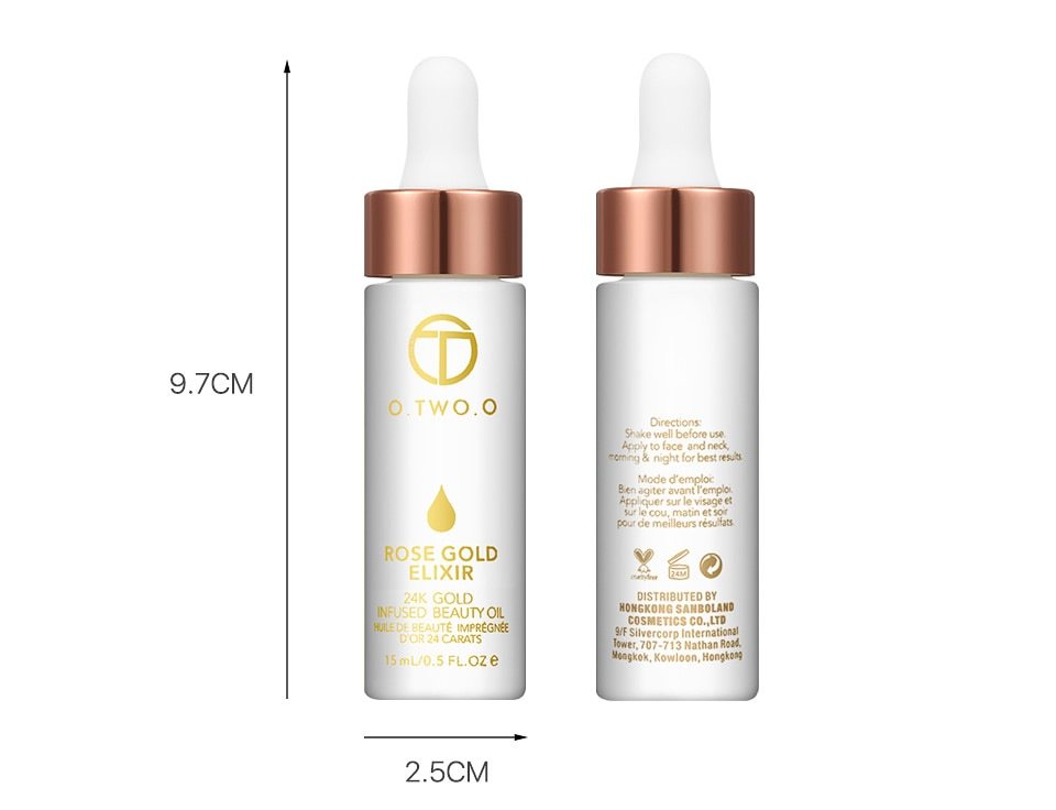 24K Rose Gold Elixir – Luxurious Hydrating Face Oil & Makeup Primer