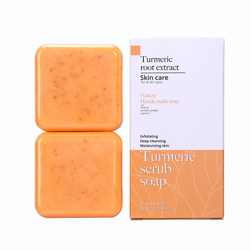 Frosted Handmade Turmeric Cleansing Bath Soap – Glow & Purify