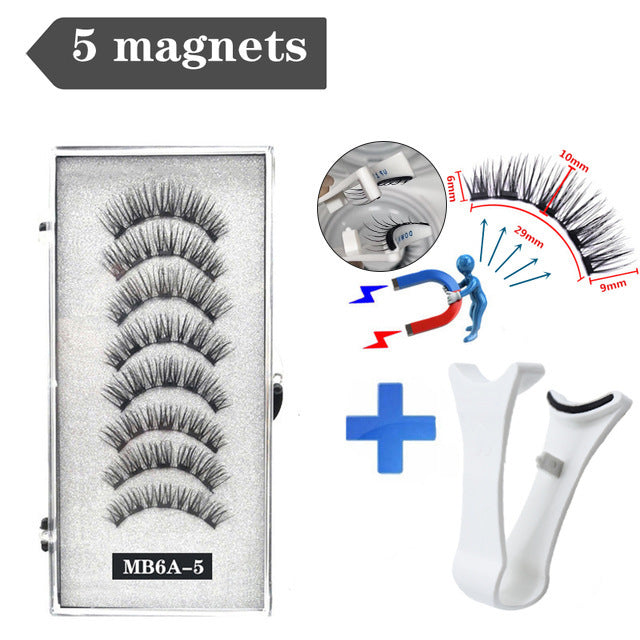 3D Magnetic Eyelashes – Natural Curl & Ultra-Soft for a Glamorous Look!