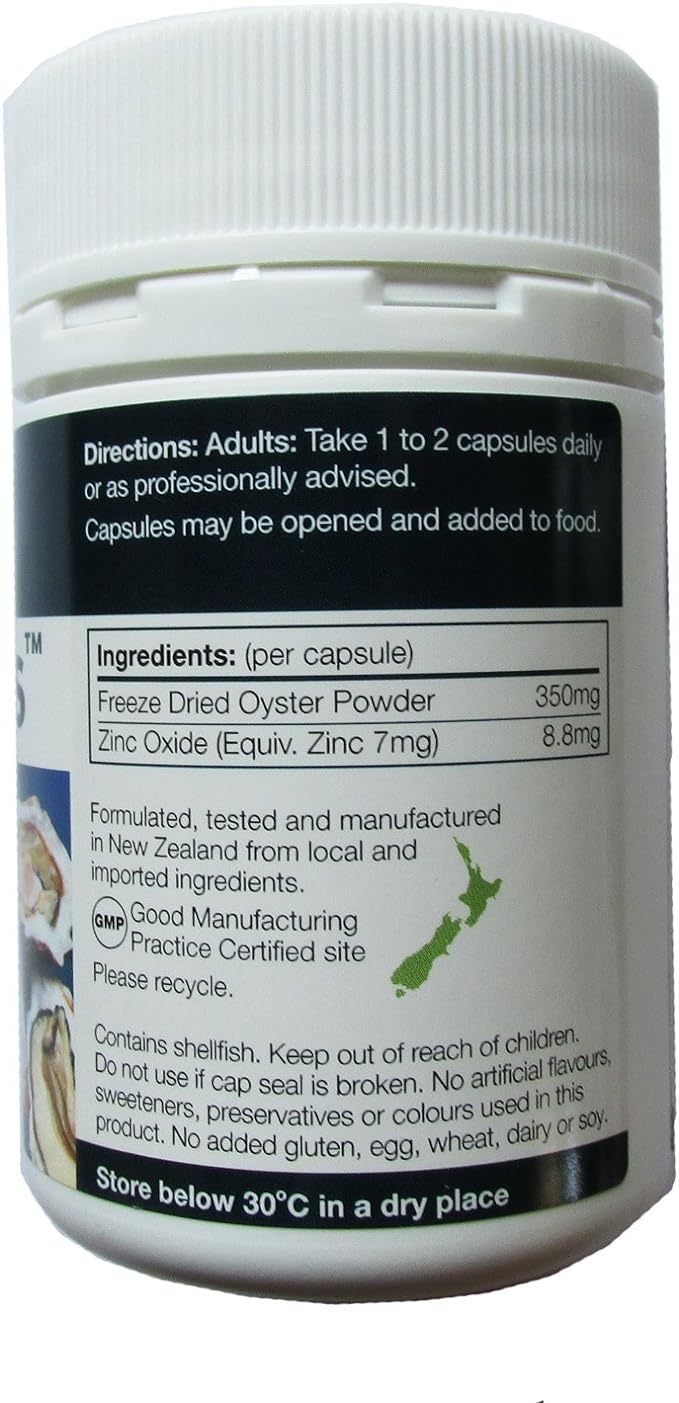 Oyster Plus – Premium Marine Nutrient with Zinc & Taurine (60 Capsules) for Vitality & Wellness