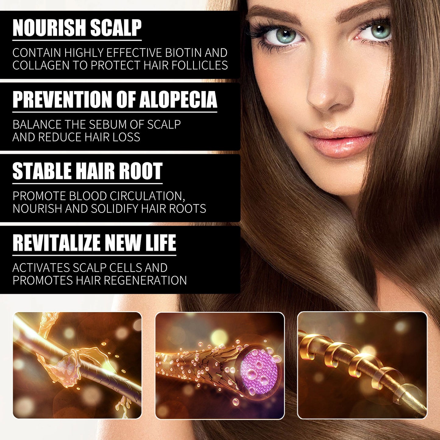 Biotin & Collagen Hair Growth Drops – Advanced Liquid Formula for Stronger Hair, Radiant Skin & Healthy Nails