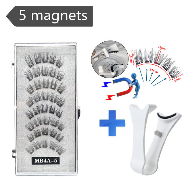 3D Magnetic Eyelashes – Natural Curl & Ultra-Soft for a Glamorous Look!