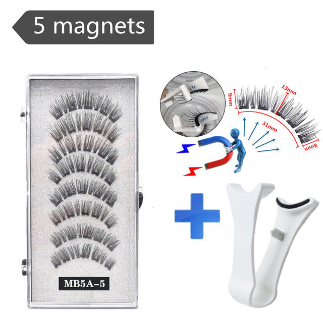 3D Magnetic Eyelashes – Natural Curl & Ultra-Soft for a Glamorous Look!