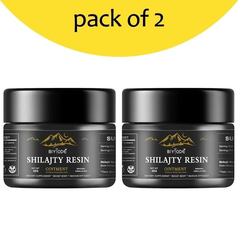 Pure Himalayan Shilajit Resin | With Ashwagandha & Gokshura | No Added Sugar | 50g Natural Supplement