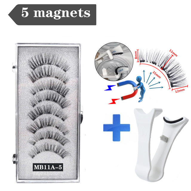 3D Magnetic Eyelashes – Natural Curl & Ultra-Soft for a Glamorous Look!