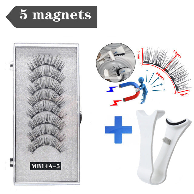 3D Magnetic Eyelashes – Natural Curl & Ultra-Soft for a Glamorous Look!