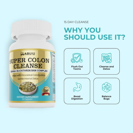 Super Colon Cleanse Capsules – Detox, Digest & Restore Gut Balance