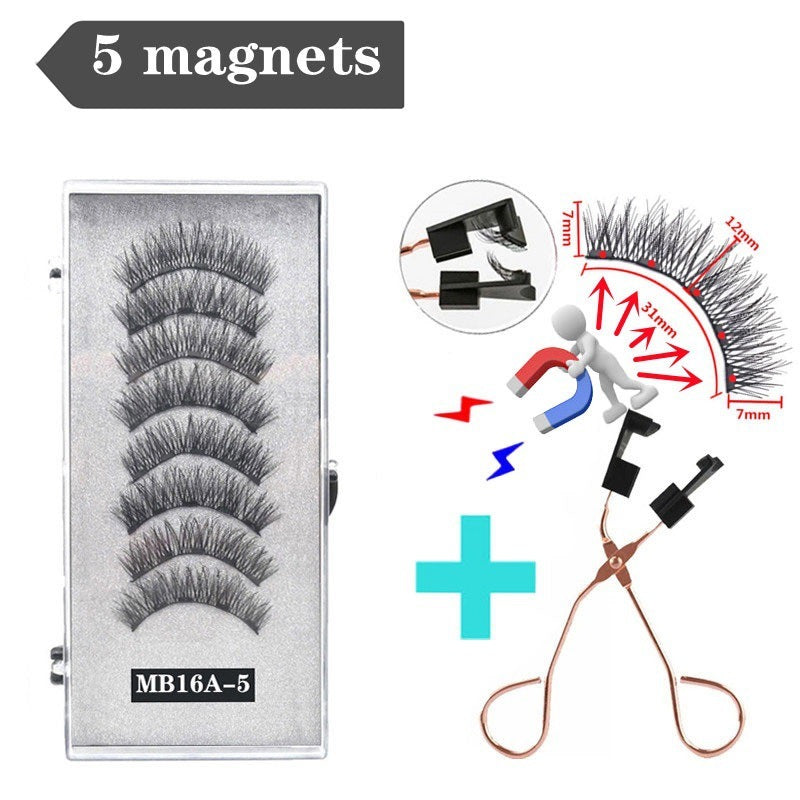 3D Magnetic Eyelashes – Natural Curl & Ultra-Soft for a Glamorous Look!