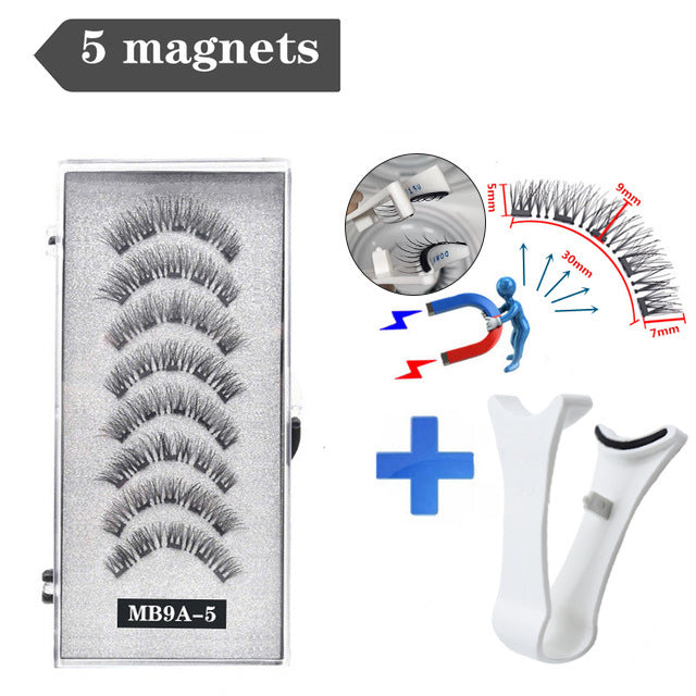 3D Magnetic Eyelashes – Natural Curl & Ultra-Soft for a Glamorous Look!