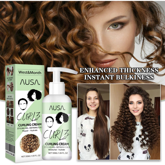 AUSA CurlZ™ Curling Cream | Moisturizing & Frizz-Control Curl Definer