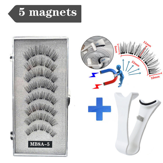3D Magnetic Eyelashes – Natural Curl & Ultra-Soft for a Glamorous Look!