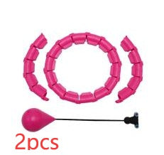 Smart Weighted Fitness Hoop | Adjustable Waist Slimming & Home Workout Trainer