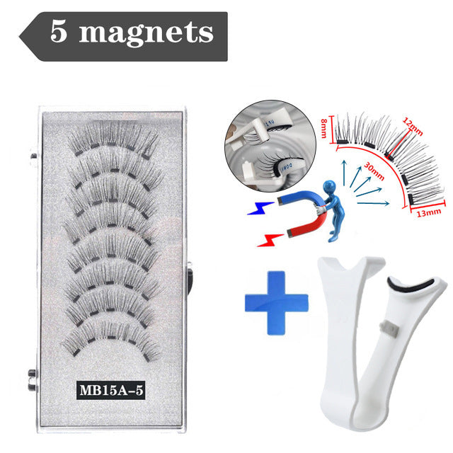 3D Magnetic Eyelashes – Natural Curl & Ultra-Soft for a Glamorous Look!