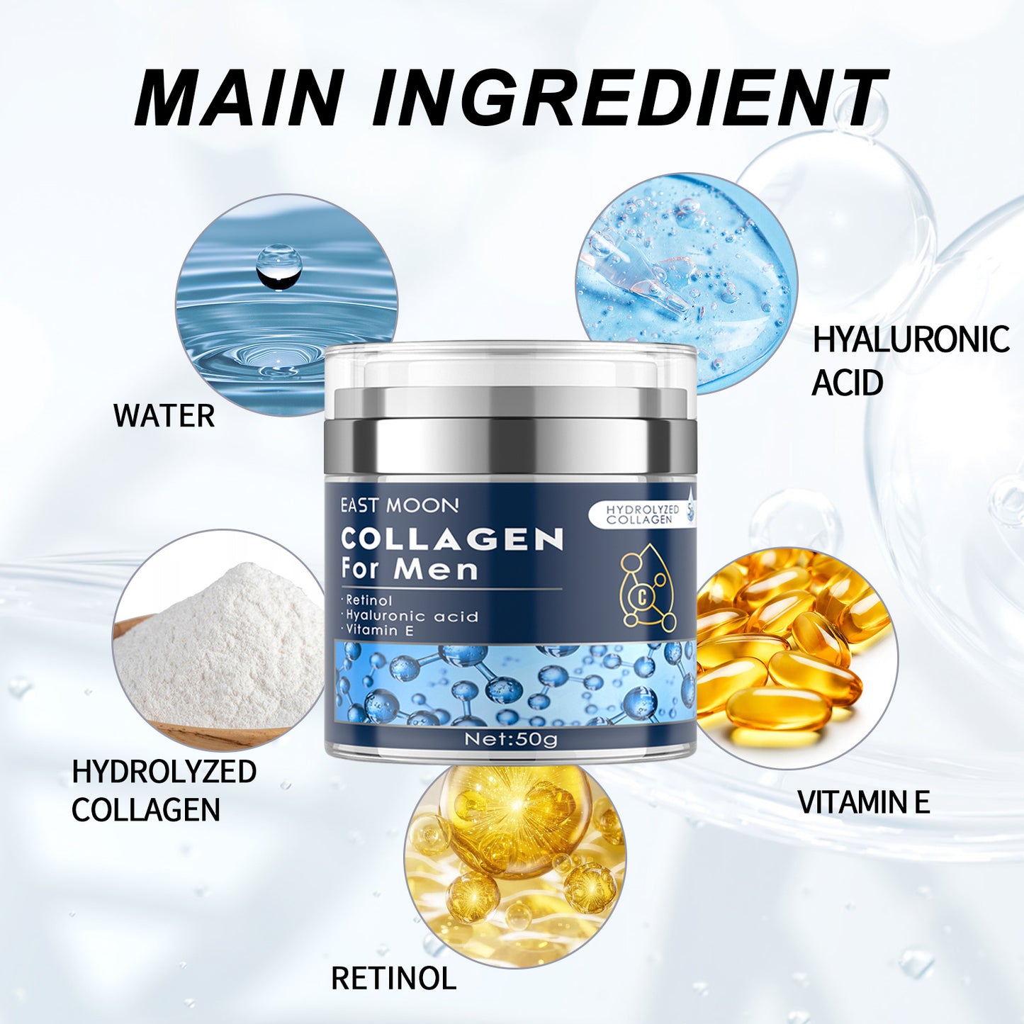 East Moon Collagen Cream – Hydrating, Firming & Anti-Aging Moisturizer