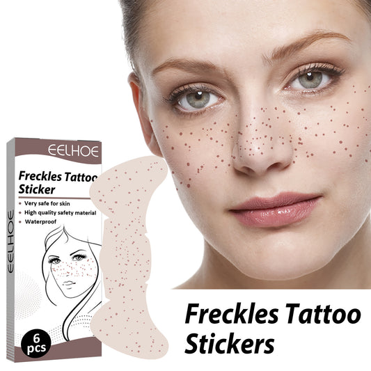 EELHOE Freckle Tattoo Stickers – Natural, Sweatproof & Long-Lasting Beauty