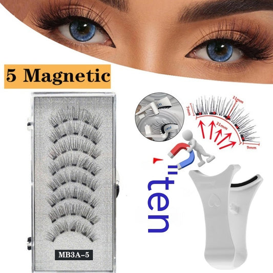 3D Magnetic Eyelashes – Natural Curl & Ultra-Soft for a Glamorous Look!
