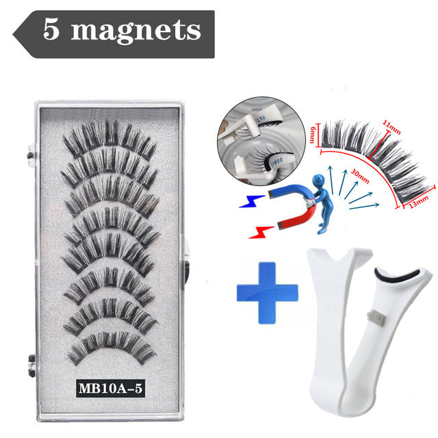 3D Magnetic Eyelashes – Natural Curl & Ultra-Soft for a Glamorous Look!