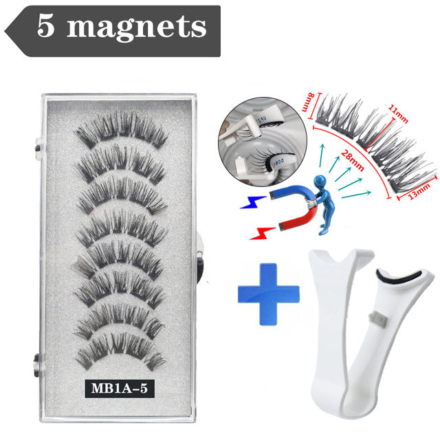 3D Magnetic Eyelashes – Natural Curl & Ultra-Soft for a Glamorous Look!