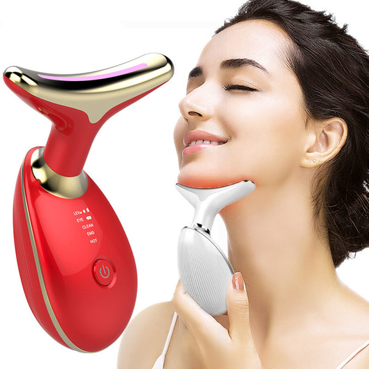 EMS Thermal Neck Lifting & Tightening Massager – Advanced Anti-Wrinkle & Skin Firming Therapy