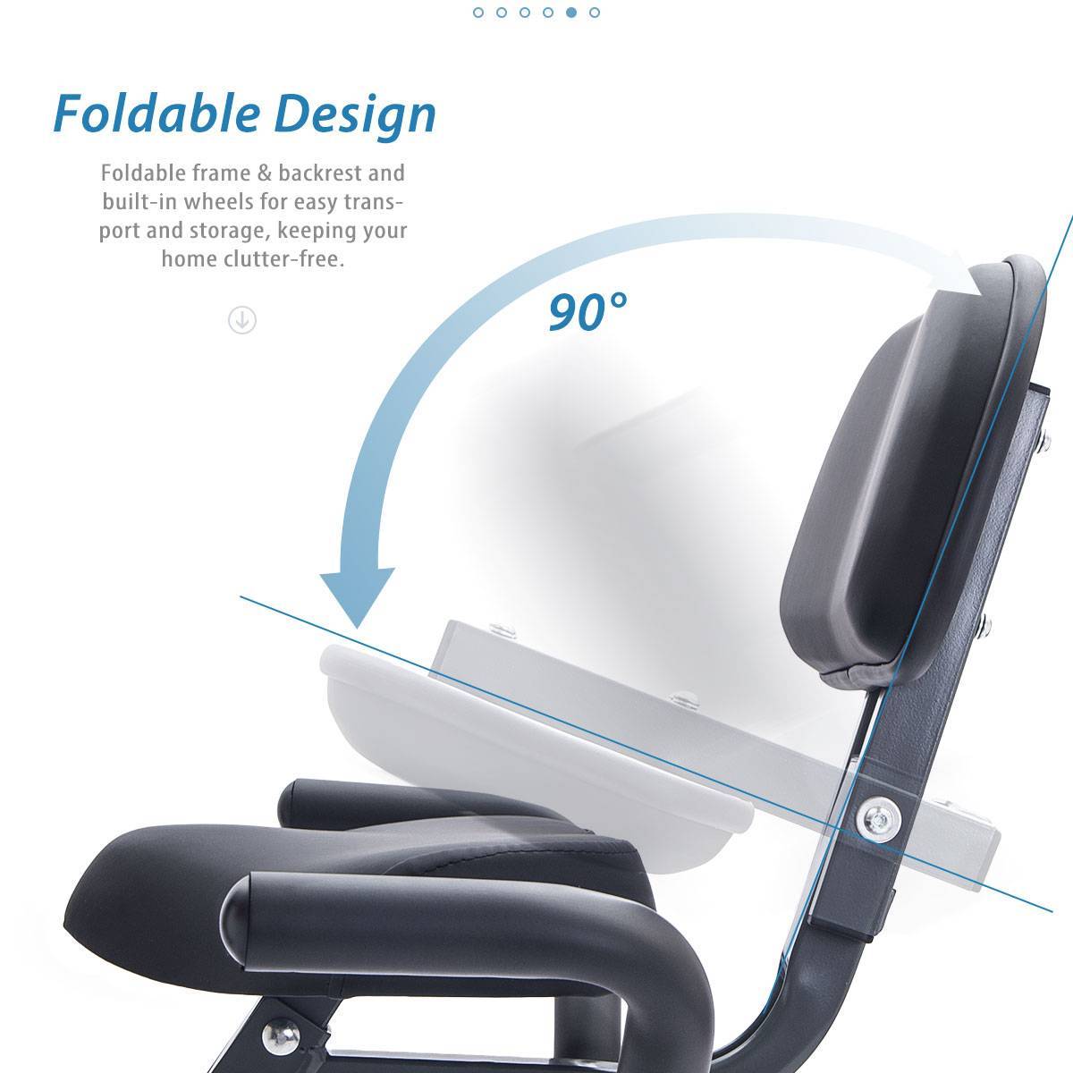 2-in-1 Folding Exercise Bike – Upright & Recumbent X-Bike with Adjustable Resistance & LCD Monitor