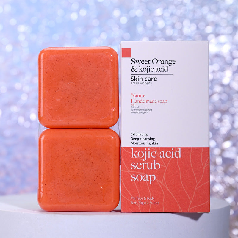 Frosted Handmade Turmeric Cleansing Bath Soap – Glow & Purify