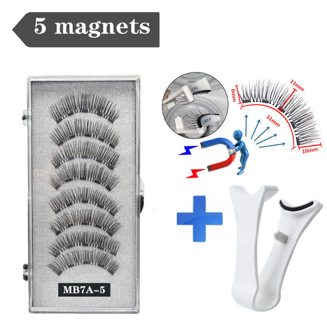 3D Magnetic Eyelashes – Natural Curl & Ultra-Soft for a Glamorous Look!